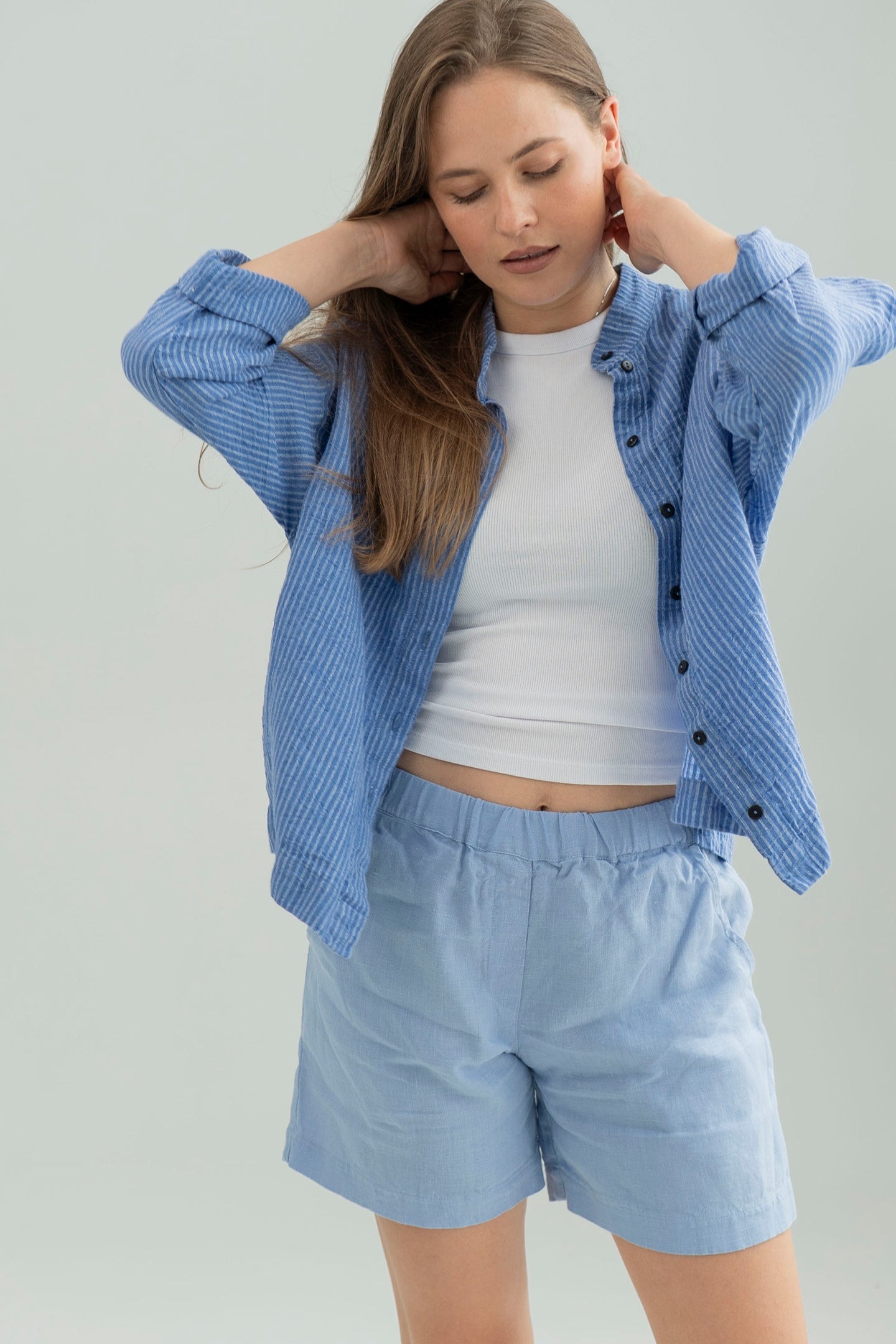 Linen shorts