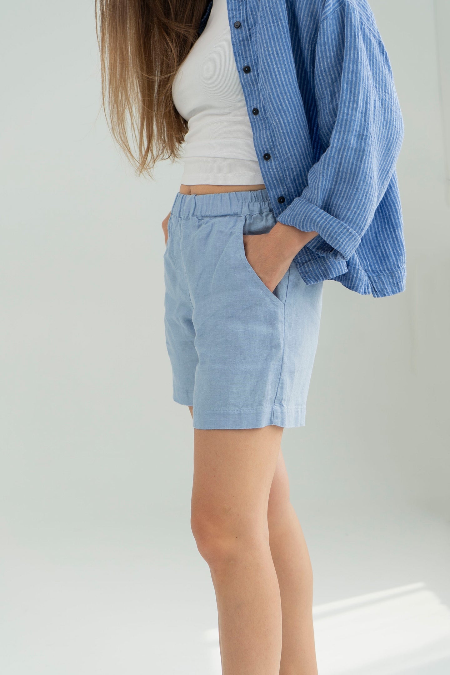 Linen shorts