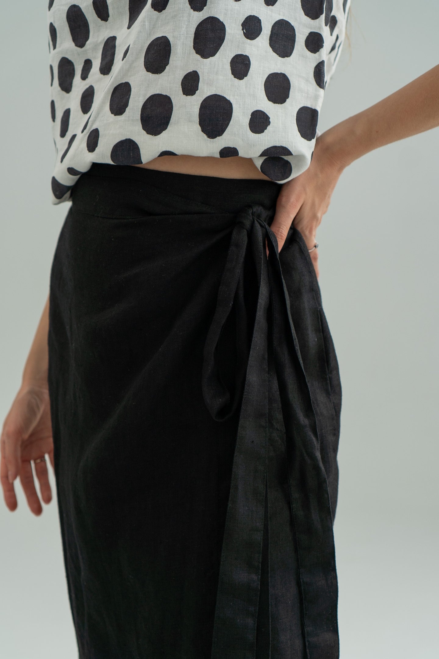 Linen skirt