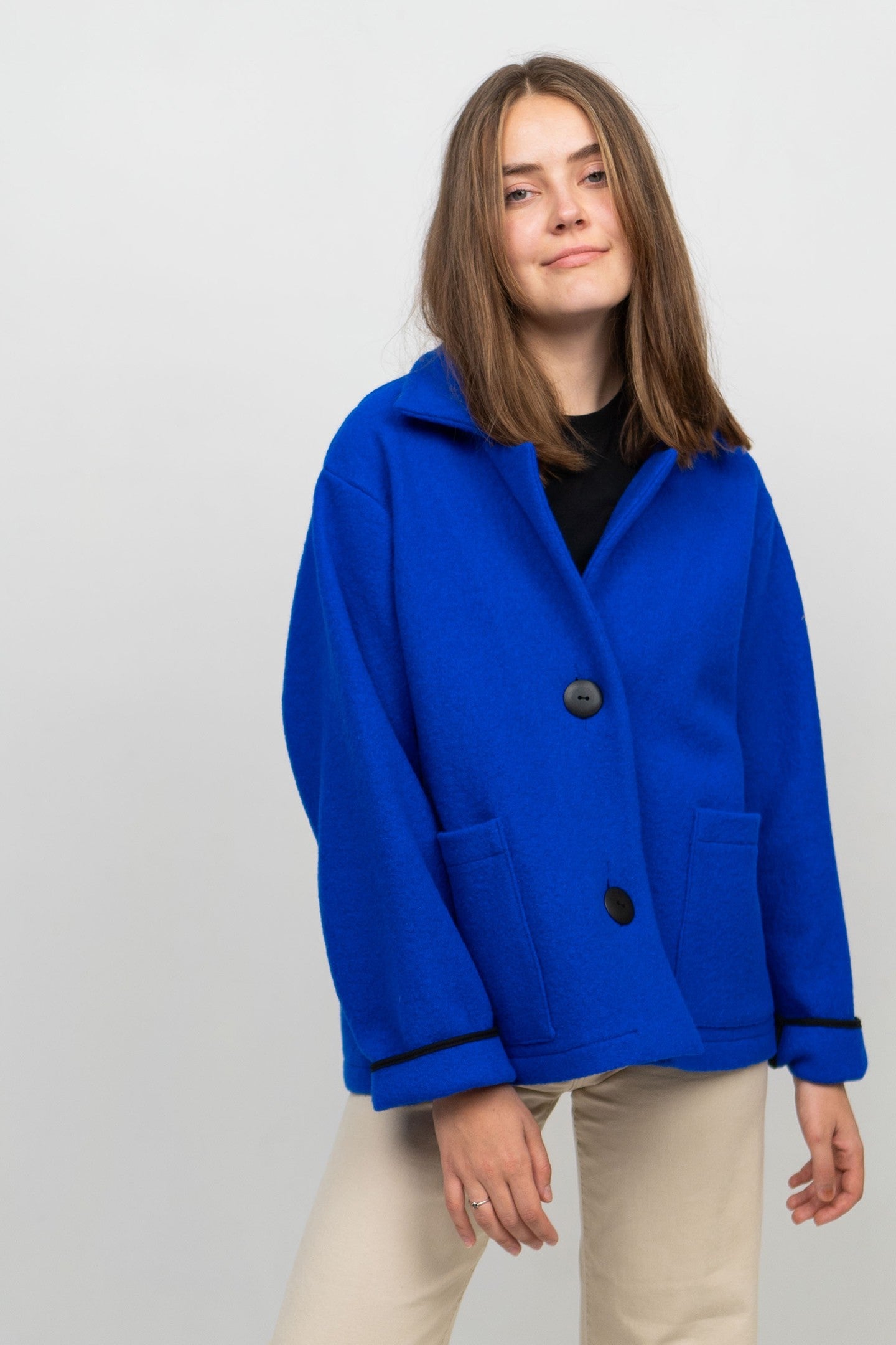 Felt wool jacket
