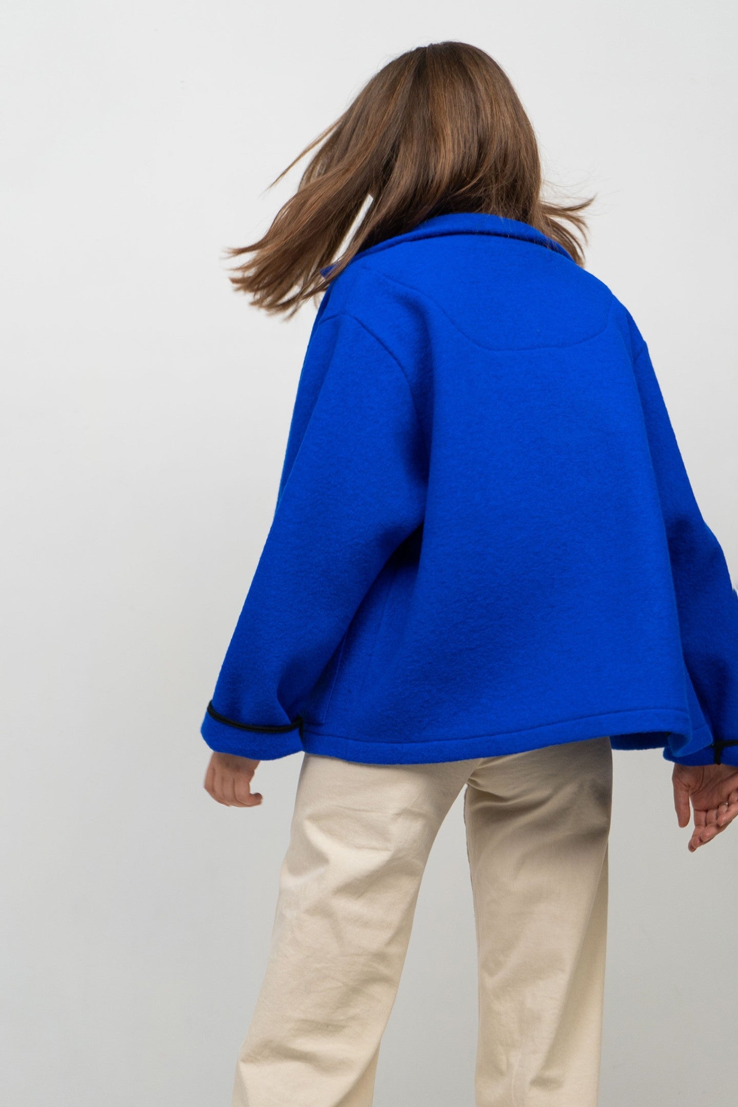 Felt wool jacket