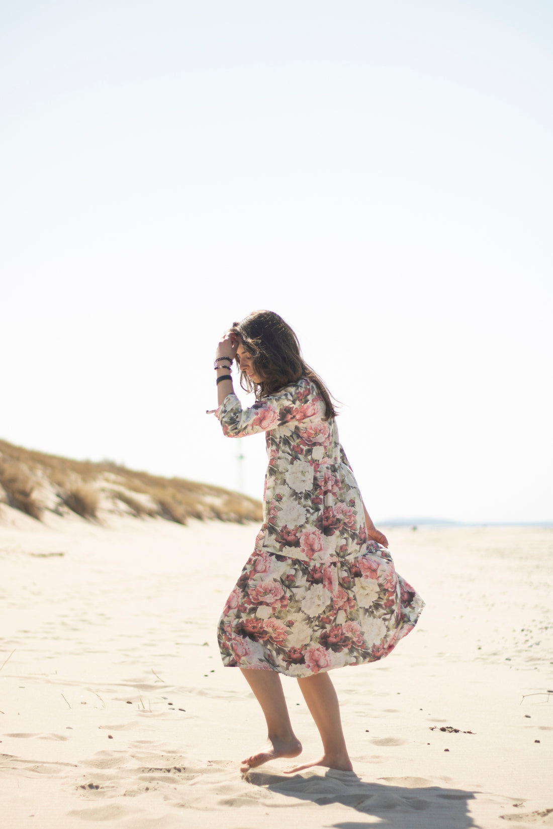 Linen dresses for women - long, white, elegant | LinenSheep Linen dresses for women - long, white, elegant | LinenSheep
